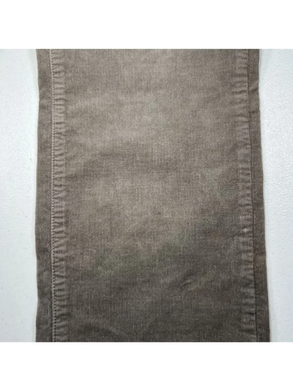 Faherty Mens Gray Brown Corduroy Five Pocket Pants Size 34x30 Stretch Casual
